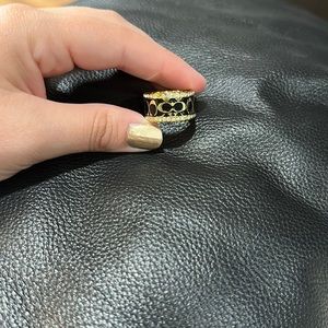 Gold Coach Ring